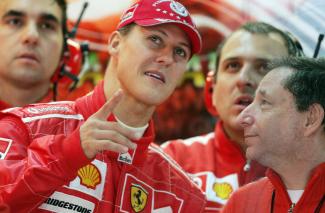 Michael Schumacher und Jean Todt bei Ferrari im Jahr 2004