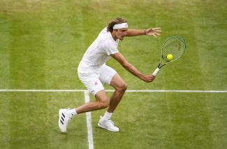 Sascha Zverev beim Wimbledon-Turnier.