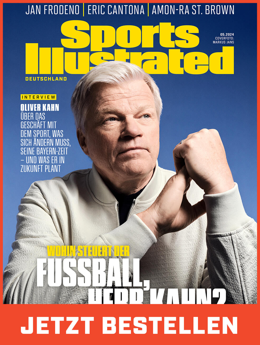 Die neue Sports Illustrated Ausgabe mit Oliver Kahn