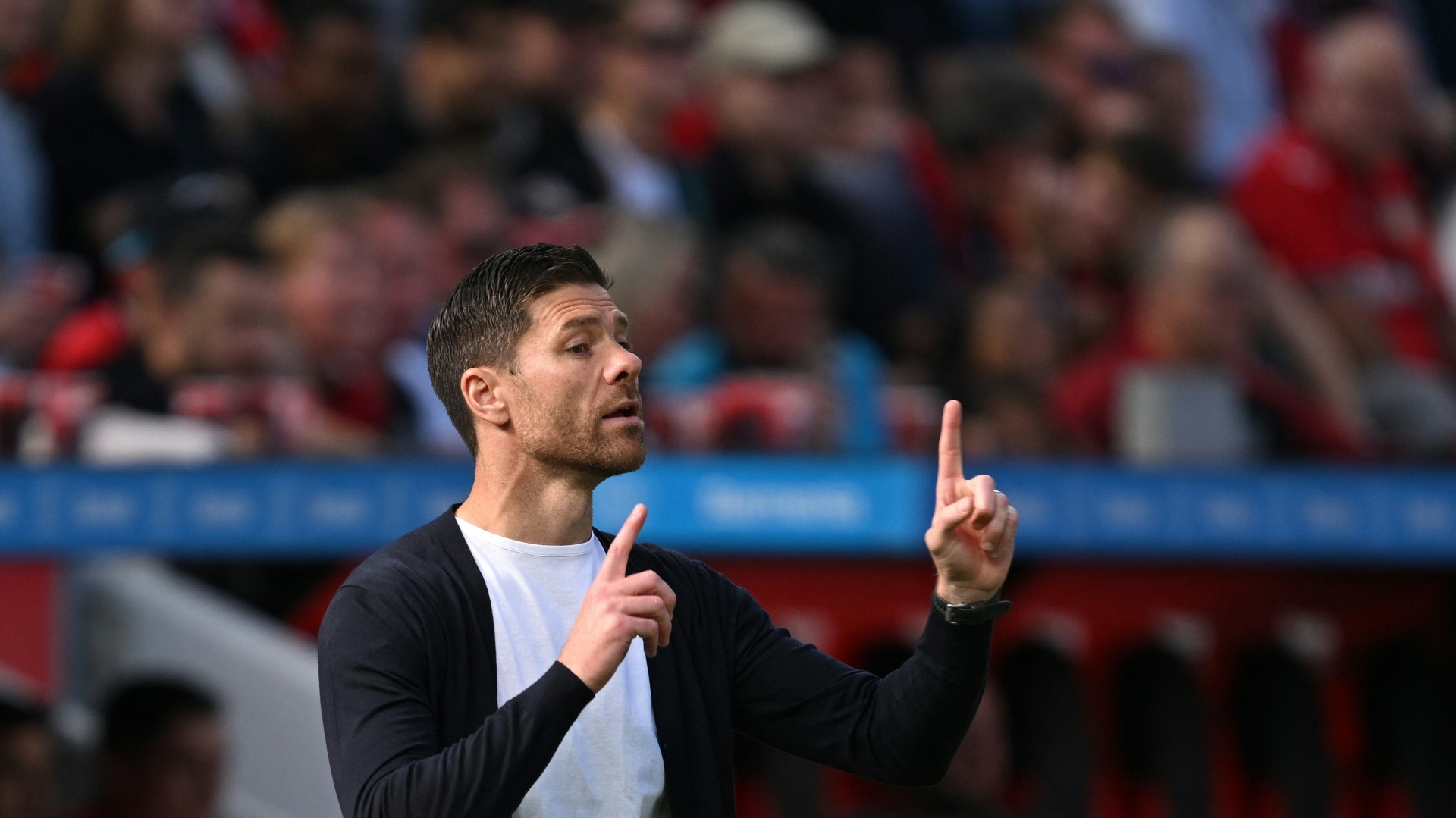 Schon im Derbymodus: Xabi Alonso