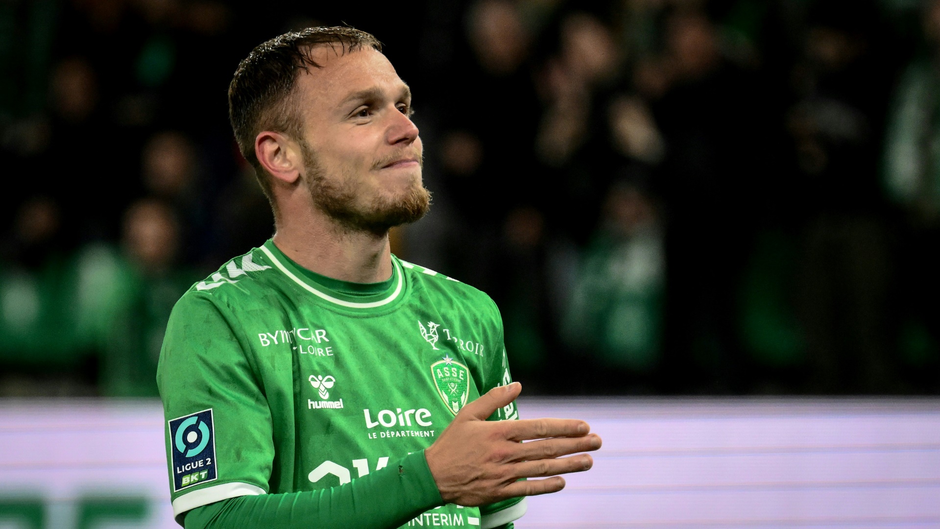 Cardona im Trikot von Saint-Etienne.