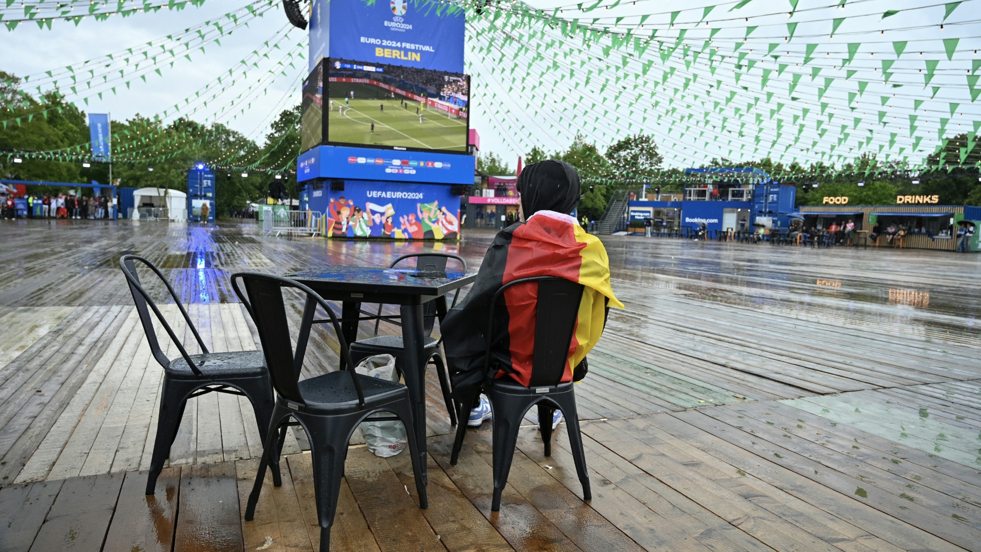 Die Fanzone beim jüngsten Spiel der DFB-Elf gegen Ungarn