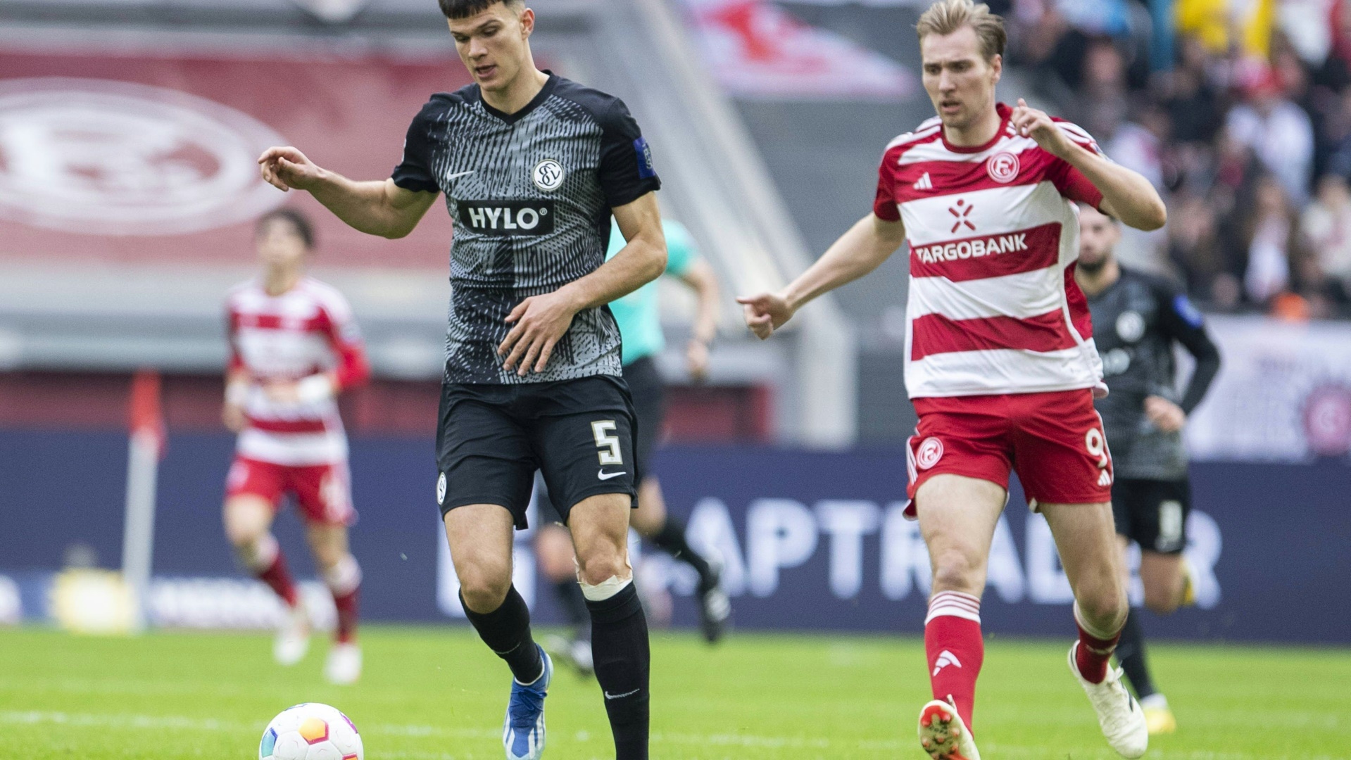 Frederik Jäkel verletzte sich gegen Fortuna Düsseldorf