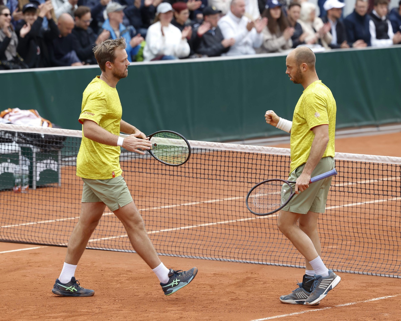 Kevin Krawietz (l.) und Tim Pütz hofften vergebens