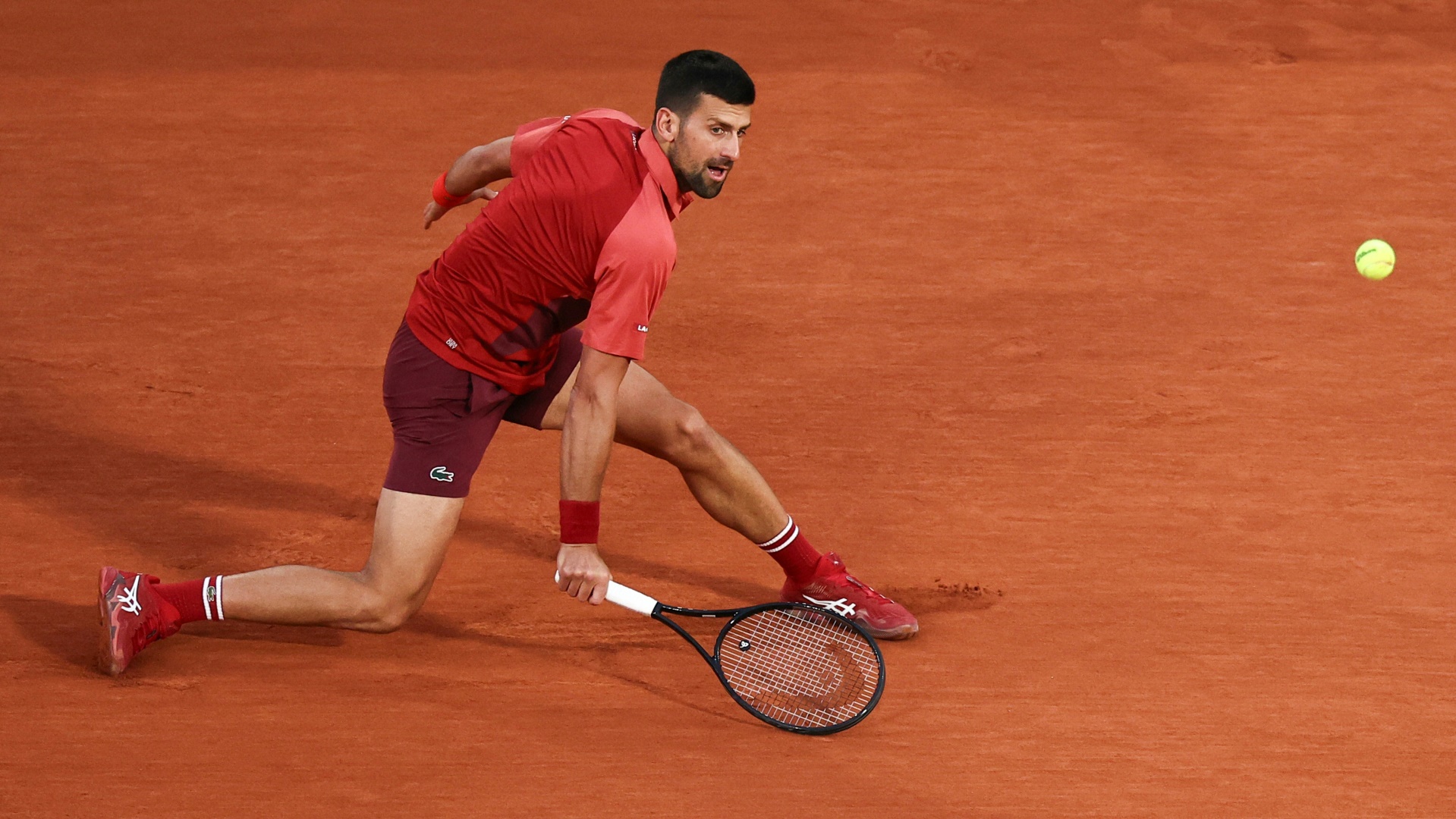 Auftaktmatch gewonnen: Novak Djokovic