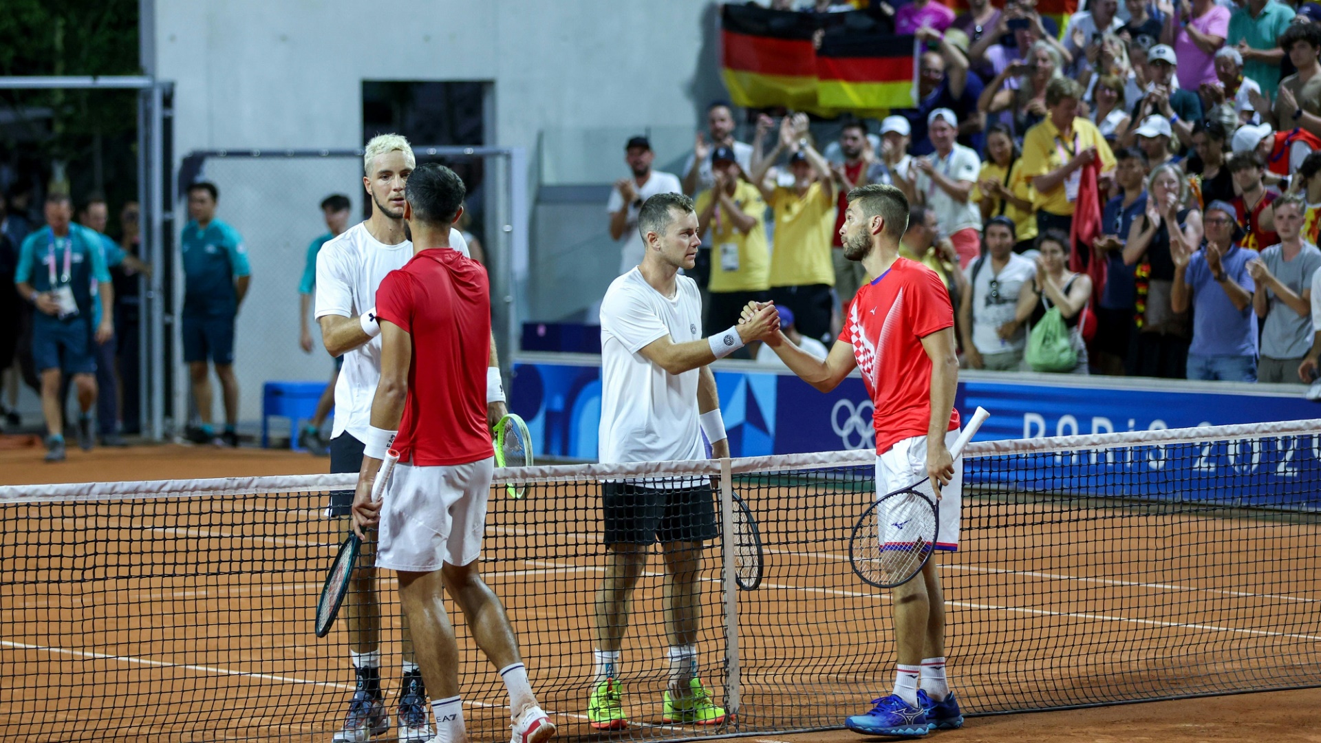 Jan Lennard Struff  und Dominik Koepfer in Paris