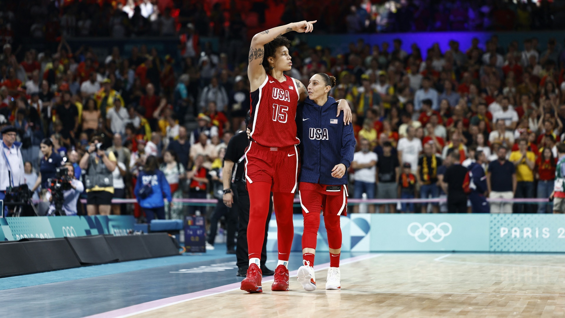 Alleinige Rekordsiegerin: Diana Taurasi (r.)