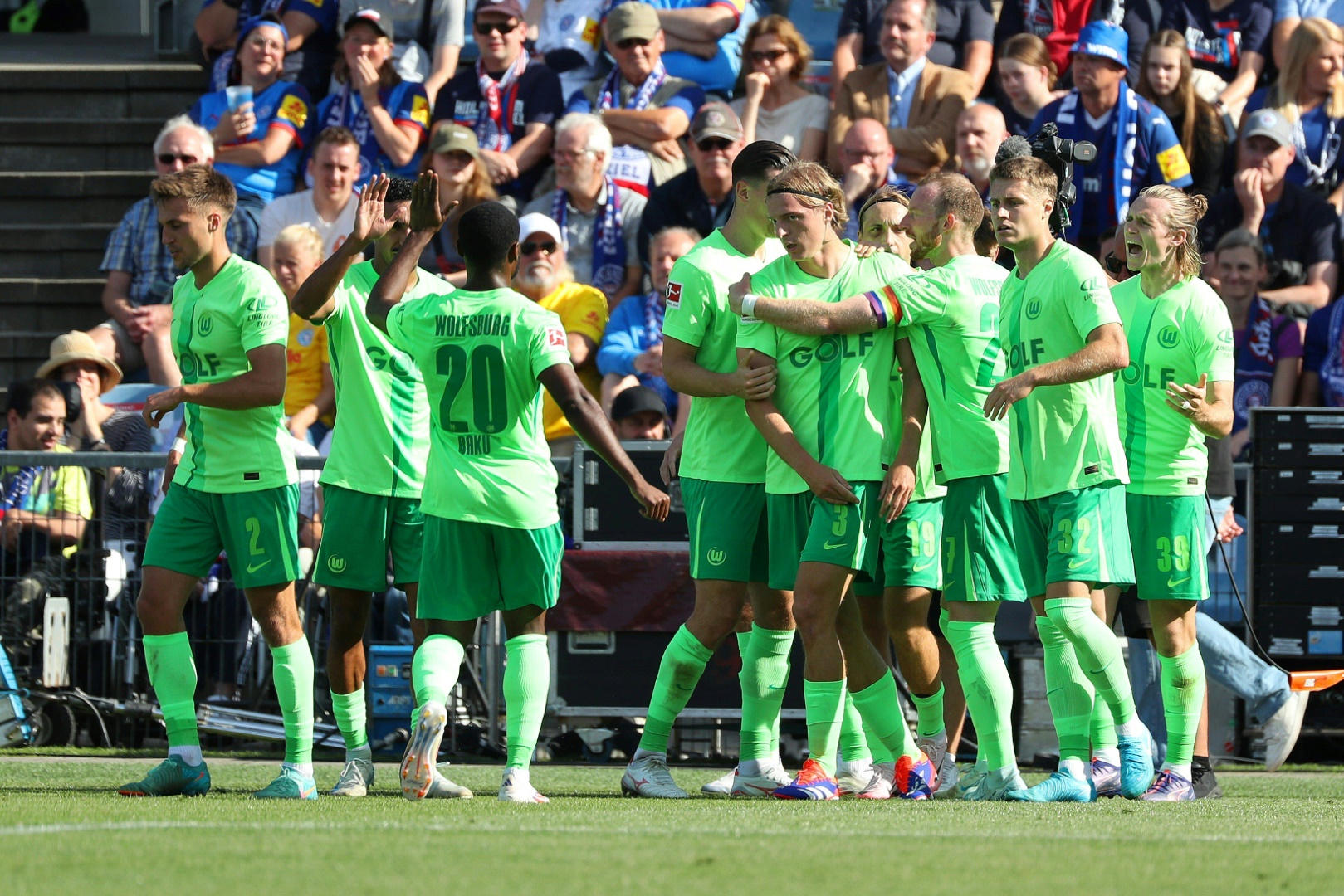 Wolfsburg jubelte in Kiel