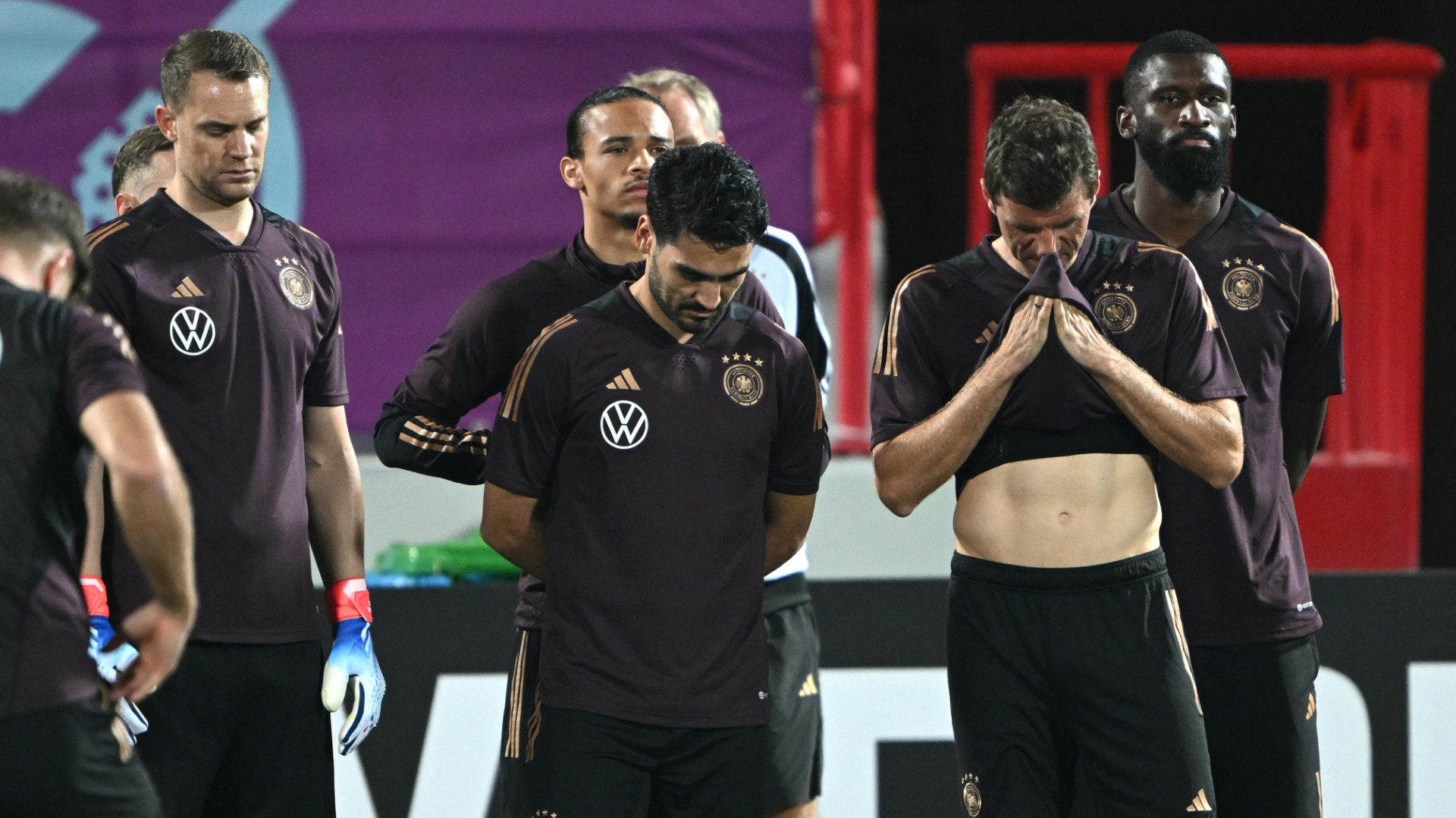 Neuer, Gündogan und Müller im DFB-Kreis