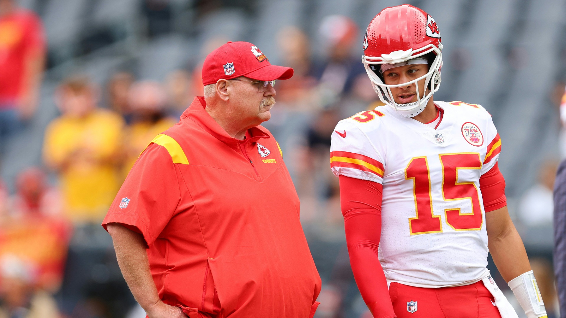 Erfolgsduo: Andy Reid und Patrick Mahomes (r.)