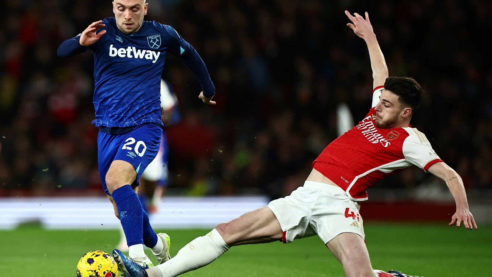 Arsenal verpasst gegen West Ham die Tabellenführung