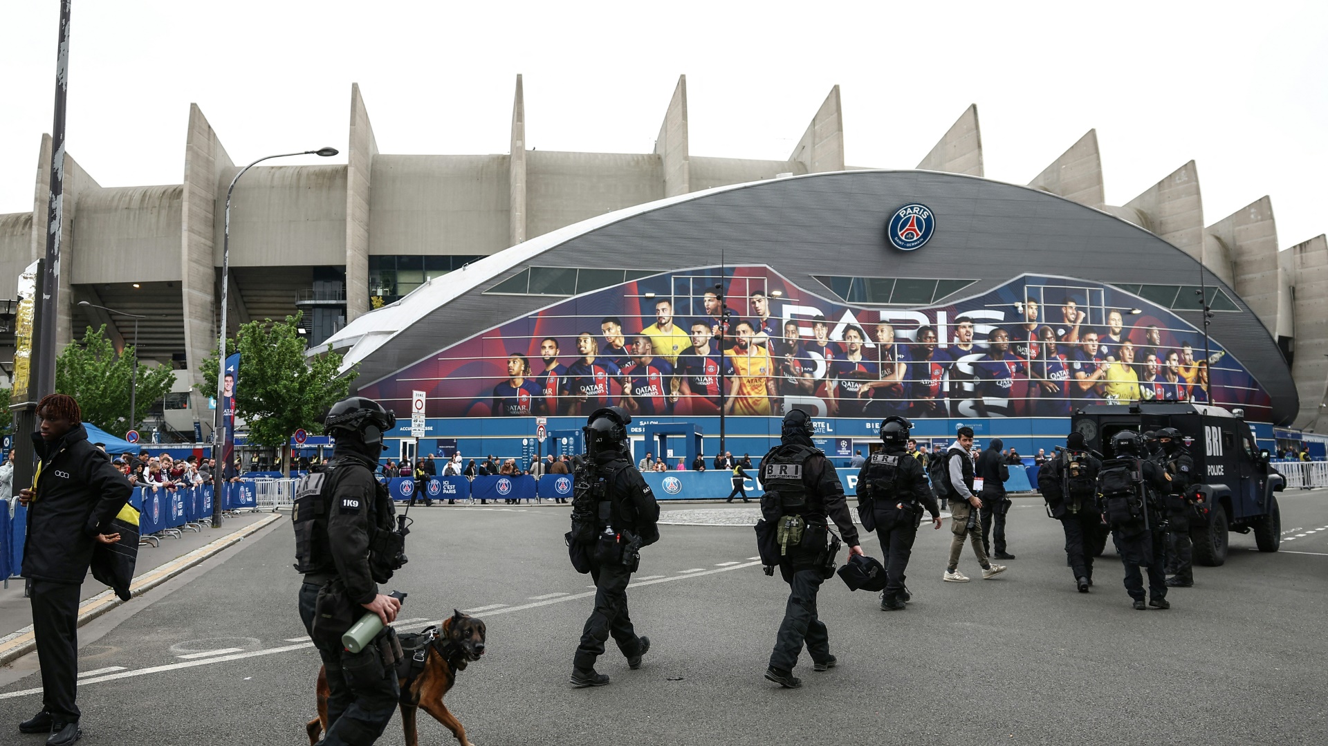 Das Spiel steigt im Parc de Princes