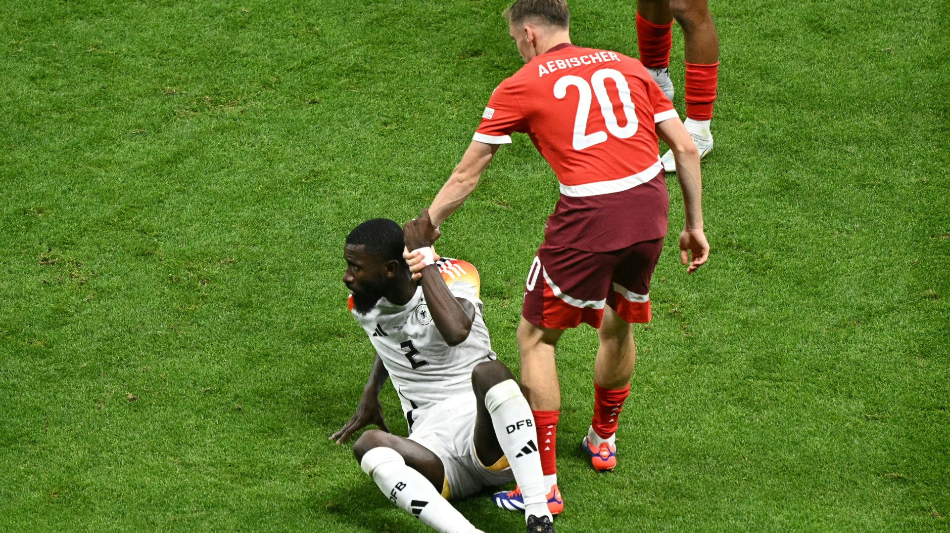 Rüdiger verletzte sich gegen die Schweiz