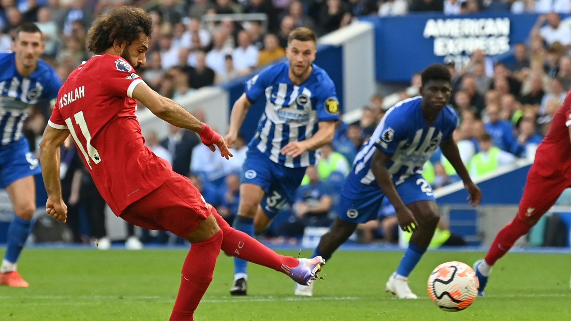 Salah beim Elfmeter zur Liverpooler Führung