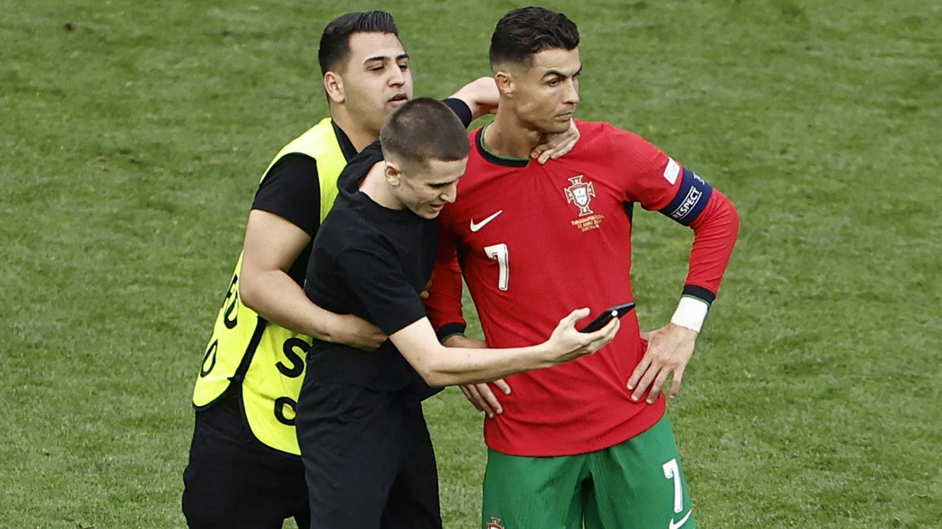 Reagierte zunehmend genervt: Cristiano Ronaldo