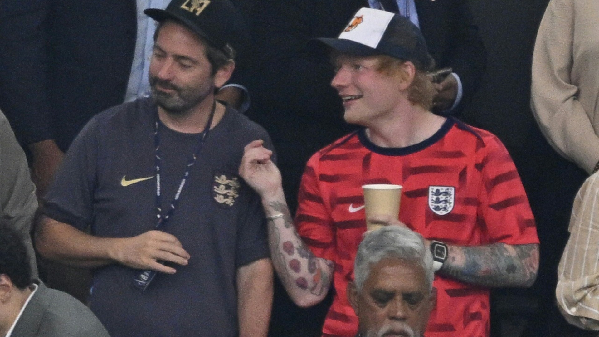 War beim Halbfinale in Dortmund dabei: Sänger Ed Sheeran