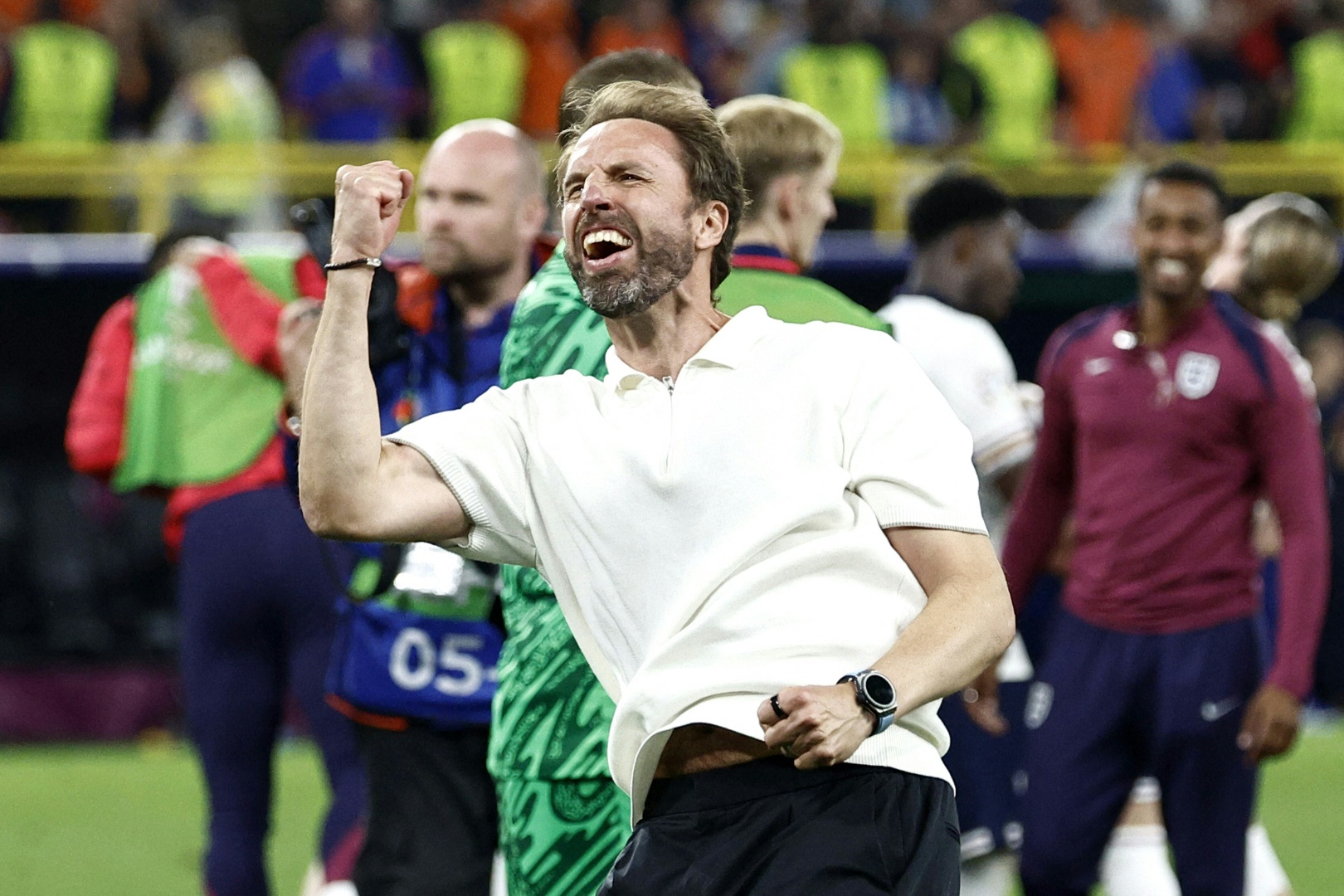 Gareth Southgate steht mit seinem Team im EM-Finale