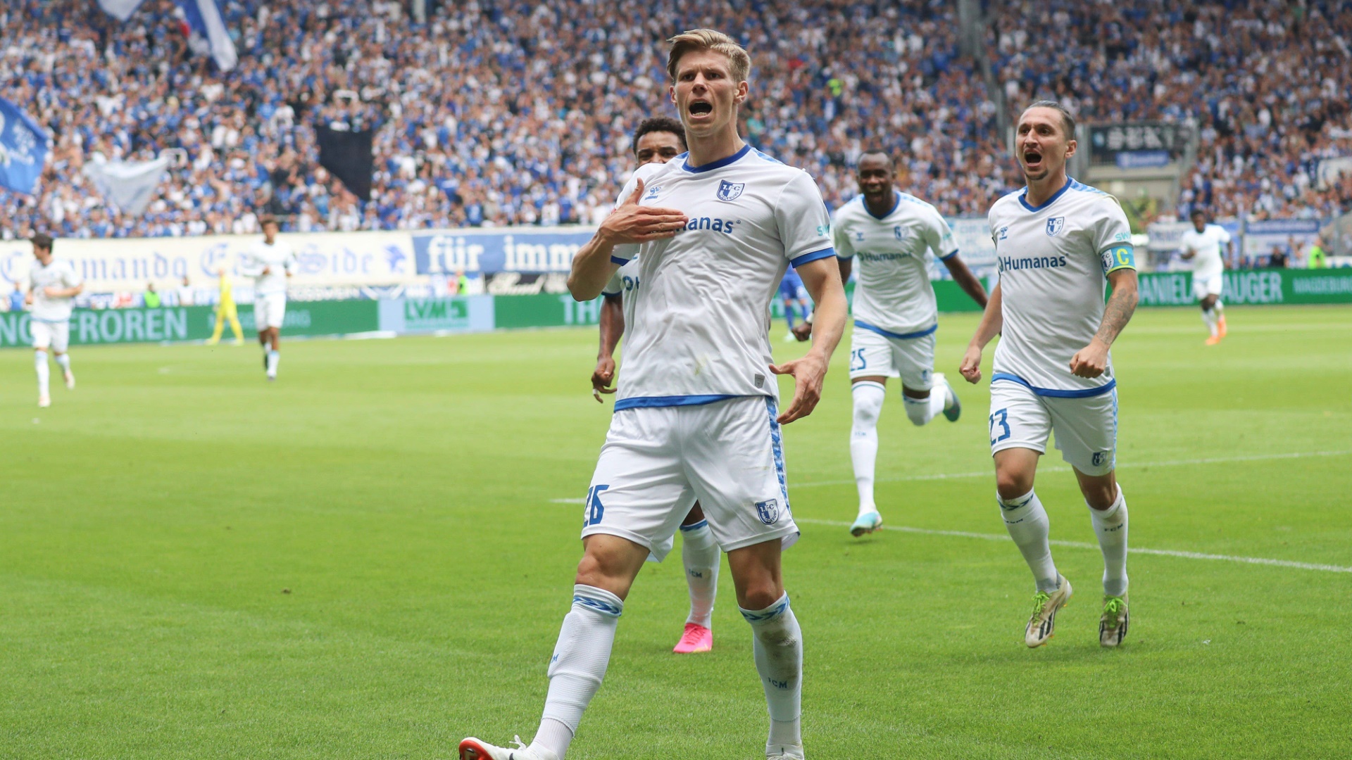 Schuler traf zum 2:2 für Magdeburg