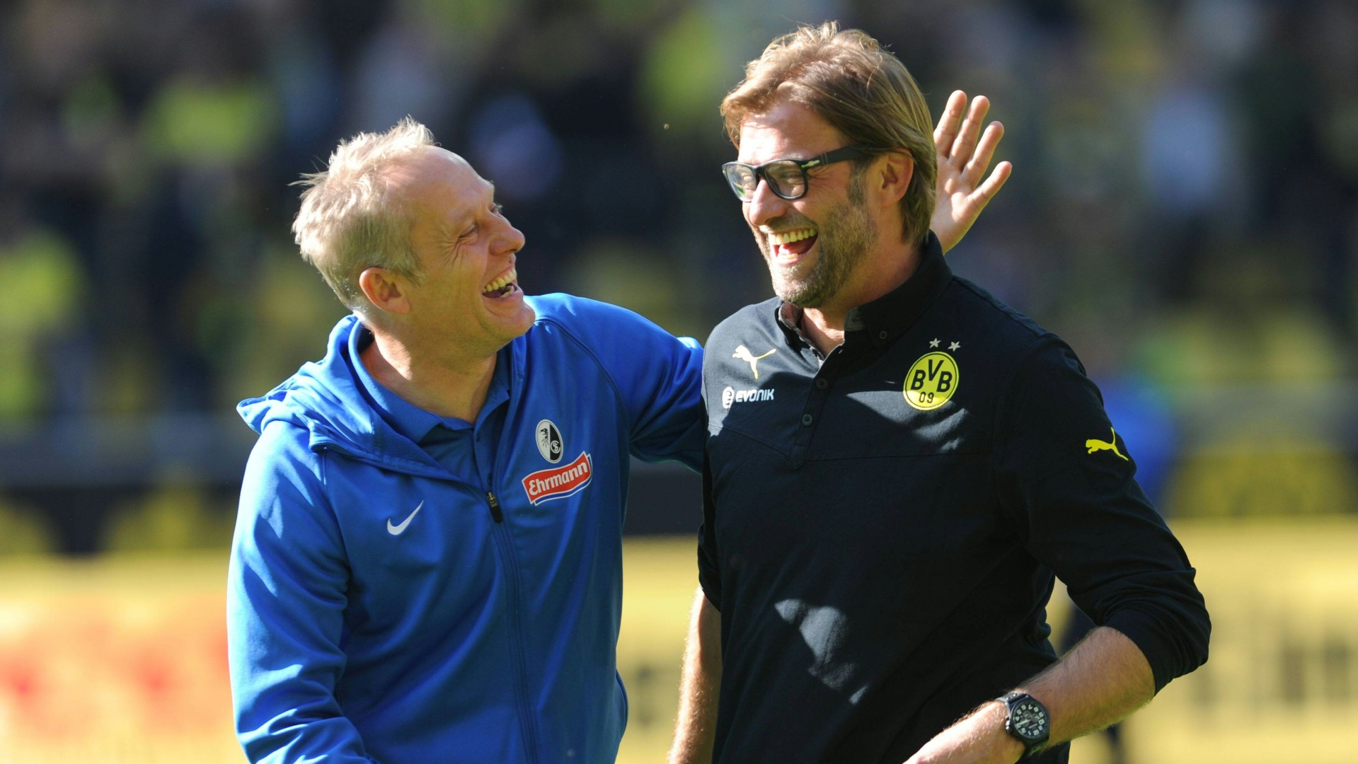 Streich (l.) und Klopp in 2013