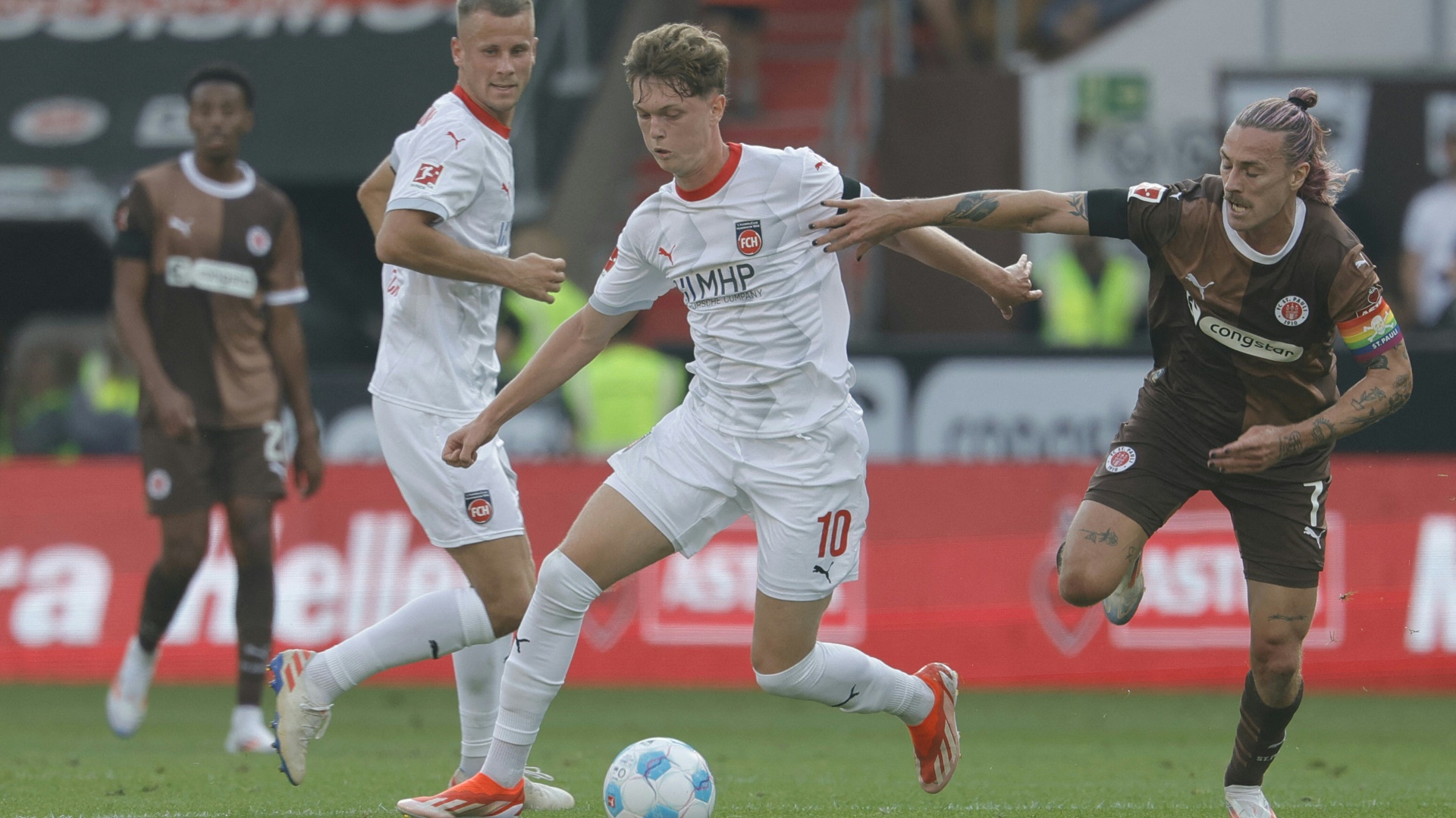 Paul Wanner im Spiel gegen St. Pauli