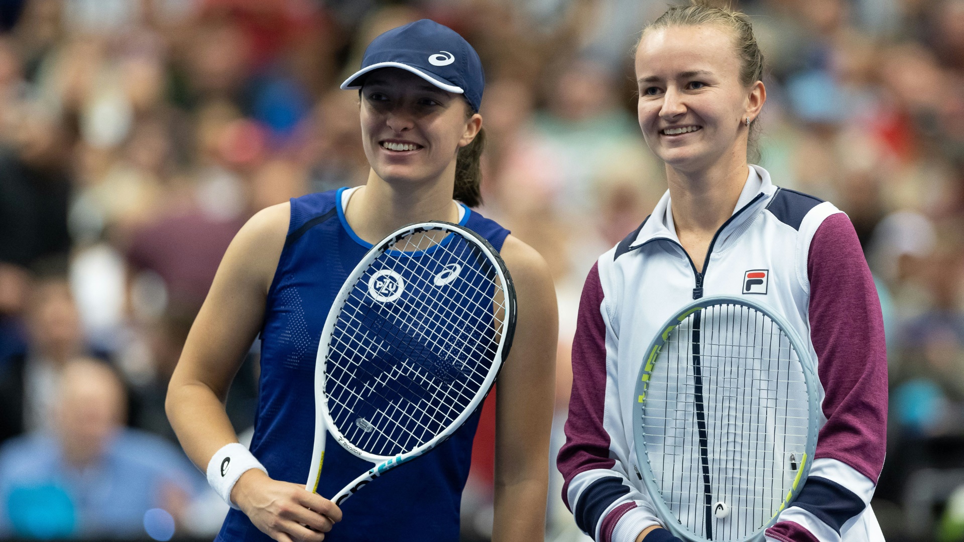 Toronto-Absagen: Iga Swiatek (l.) und Barbora Krejcikova