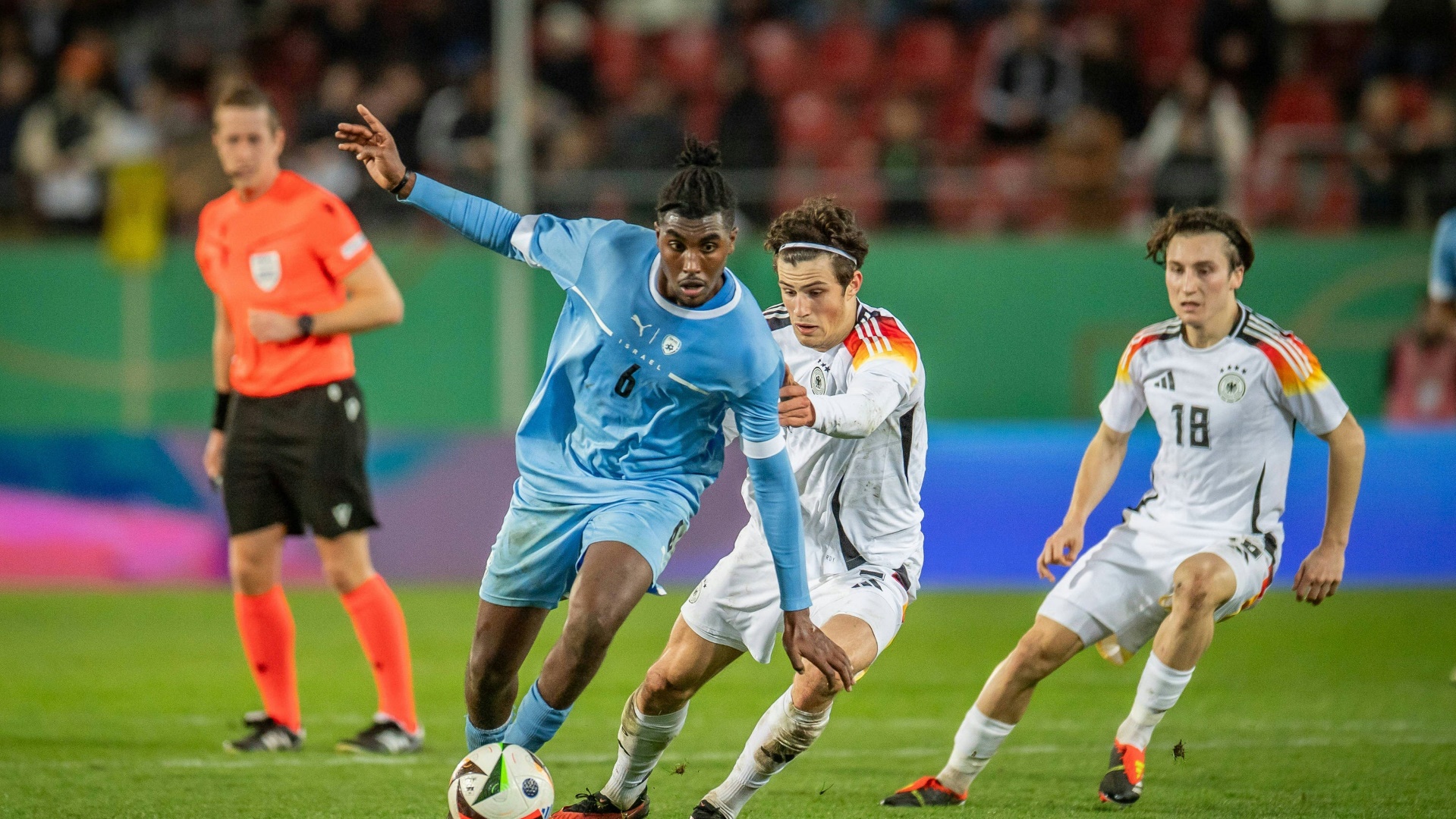 Das Hinspiel gewann die deutsche U21 mit 2:0