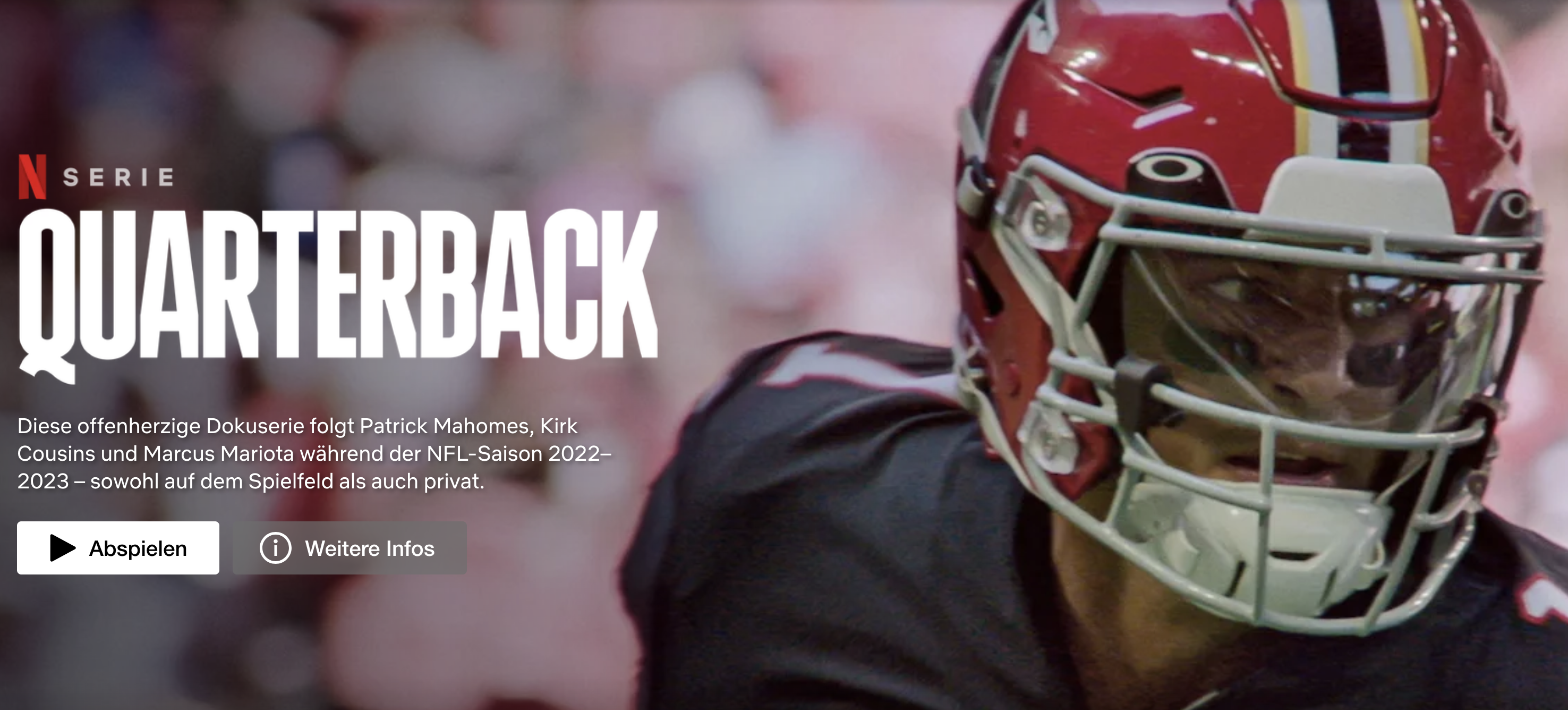Quarterback': série documental da Netflix contribui para