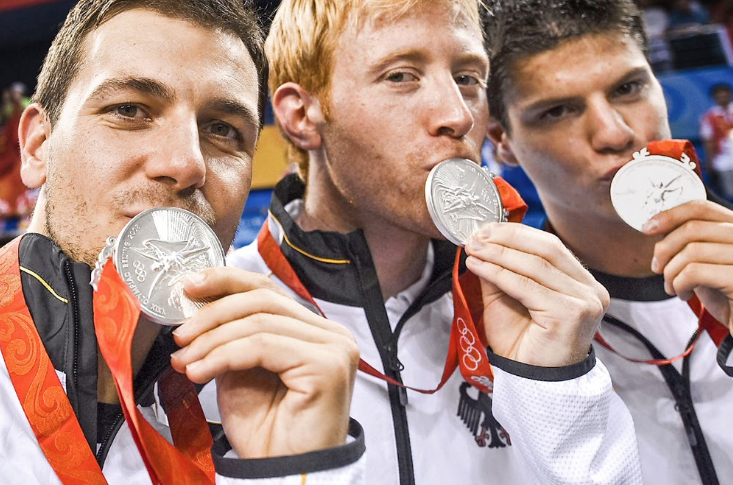 Timo Boll bei Olympia 2008 in Peking