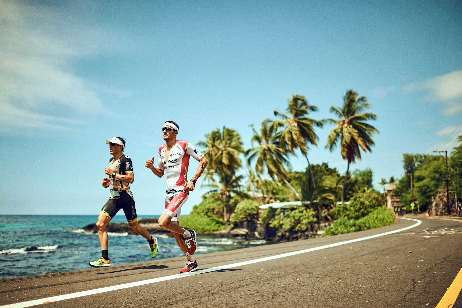 Freunde und Konkurrenten: Sebastian Kienle (li.) und Jan Frodeno