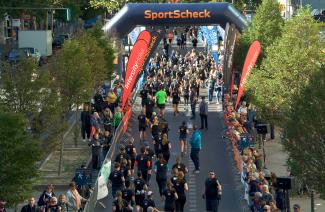 Der SportScheck RUN lockt Jahr für Jahr Läufer in zahlreichen Städten auf die Straße, so wie hier in Berlin 2018