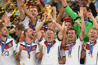 WM-Finale 2014 (Bastian Schweinsteiger, Benedikt Höwedes)