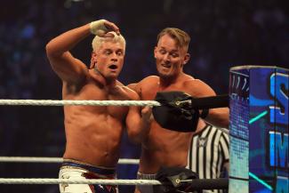 Deutschlands größter Wrestling-Star Ludwig Kaiser im Kampf gegen Cody Rhodes
